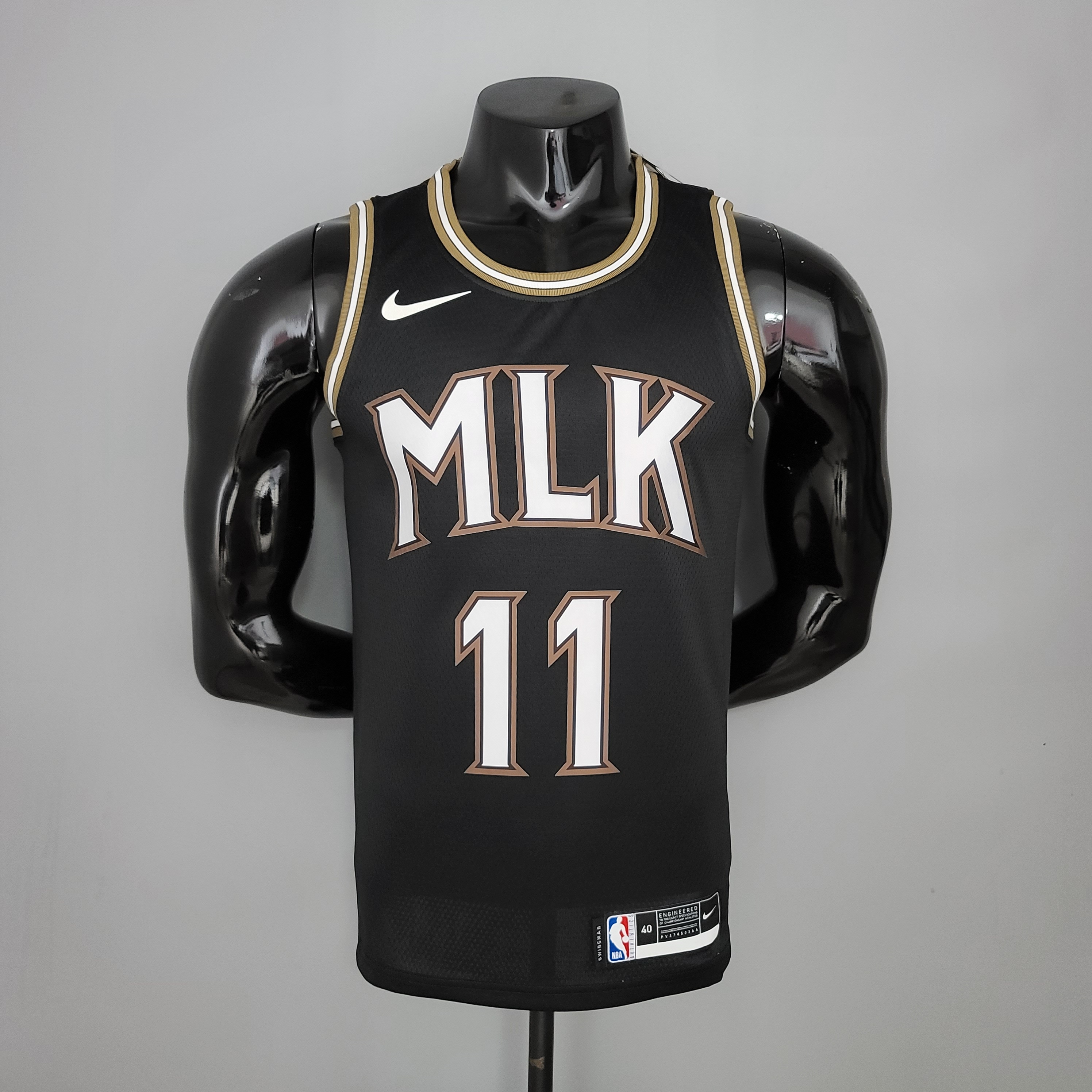 Trae Young Atlanta Hawks City Edition Swingman Jersey Black