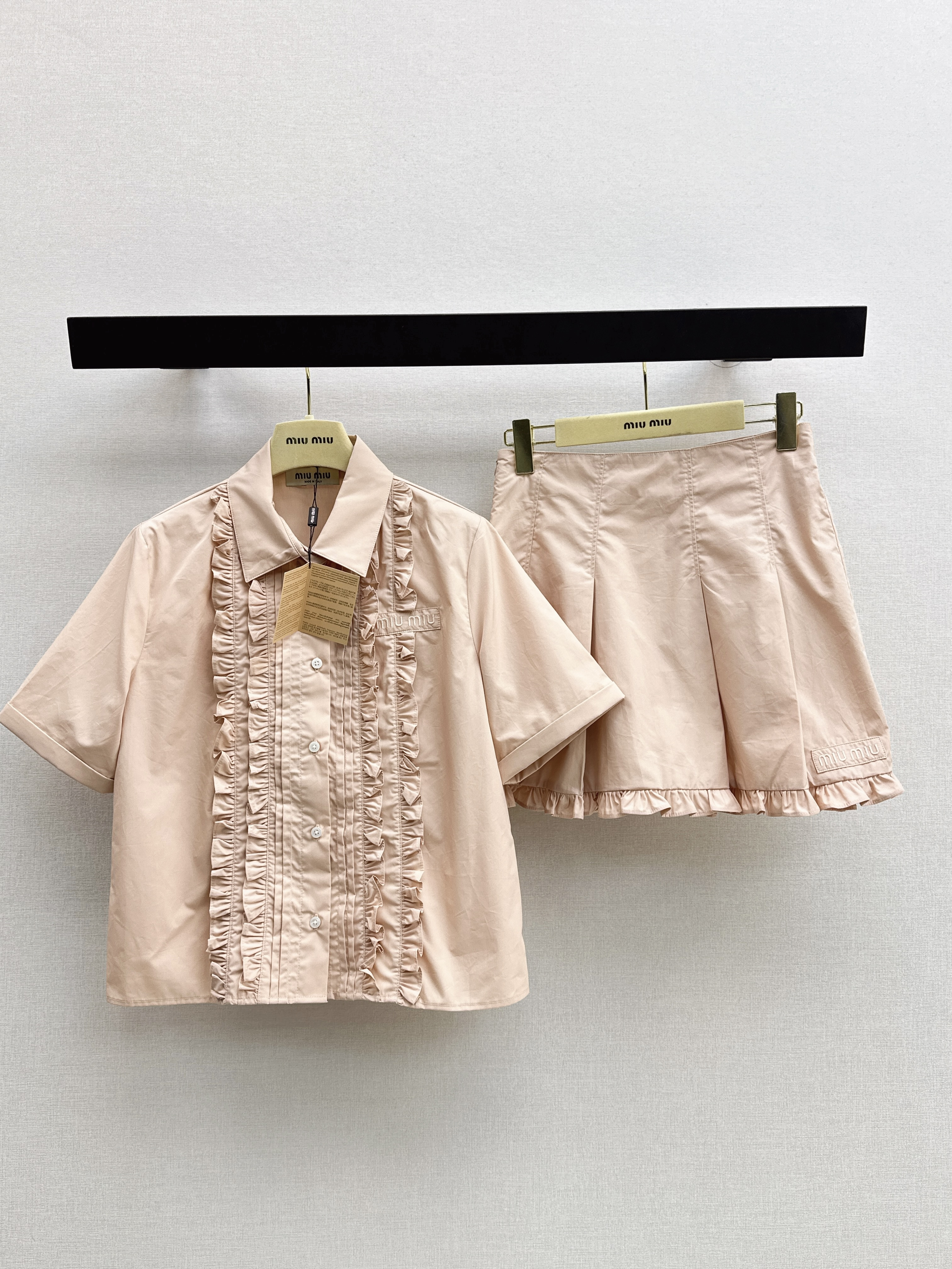 Miu New shirt+skirt set
