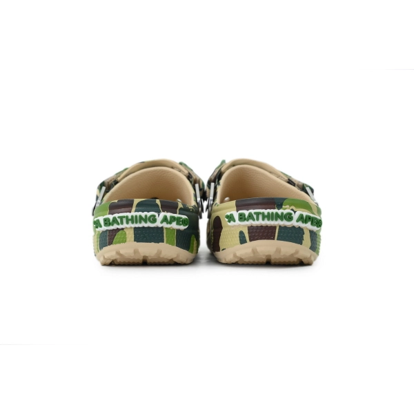 BAPE x Crocs Classic Clog 'ABC Camo - green'