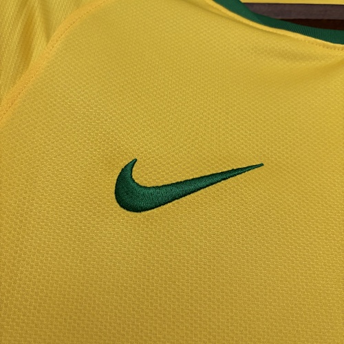 Retro Brazil 2010 Home Jersey