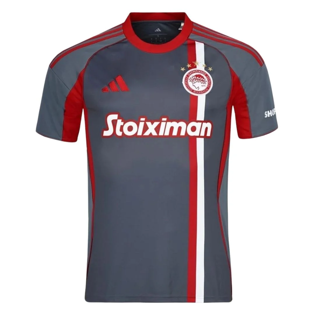 Olympiacos Third Away Soccer Jersey 2025/26