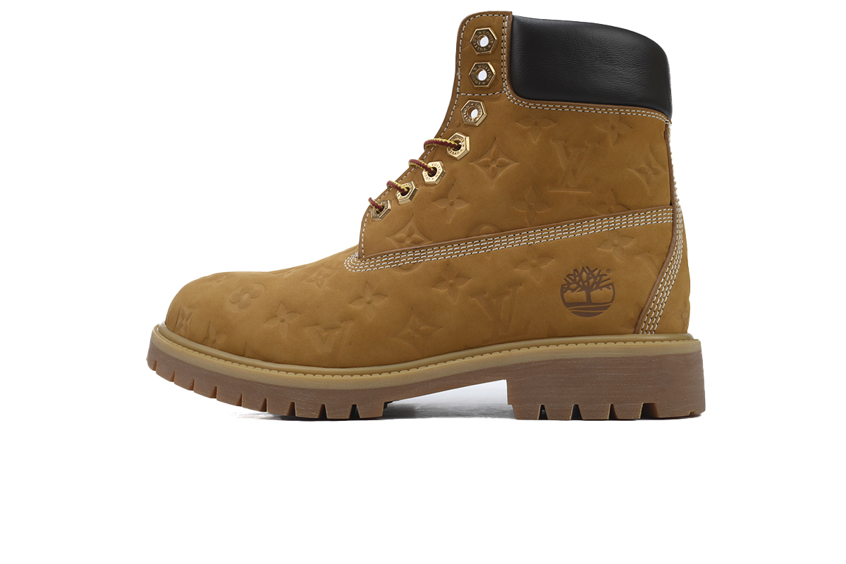 LOUIS VUITTON x Timberland 6-In Ankle Boot Brown