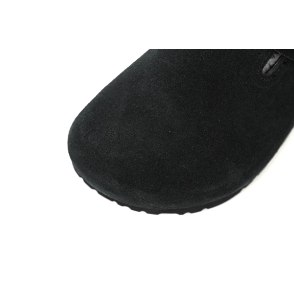 Birkenstock Boston Shearling Suede Leather Black 259881