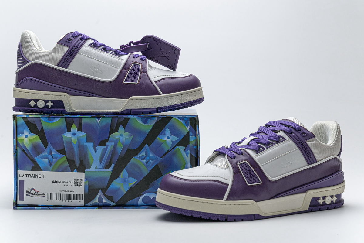 Pkkicks God Batch LOUIS VUITTON 20ss Trainer Purple
