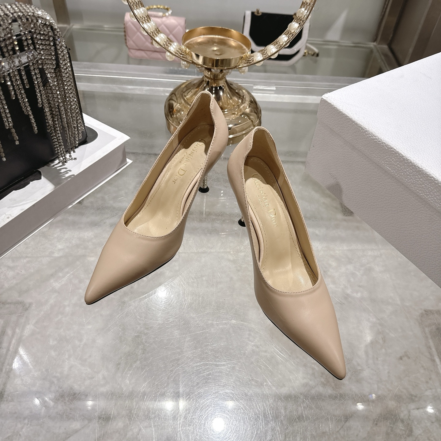 CD New Pointed Toe Mary Jane High Heels
