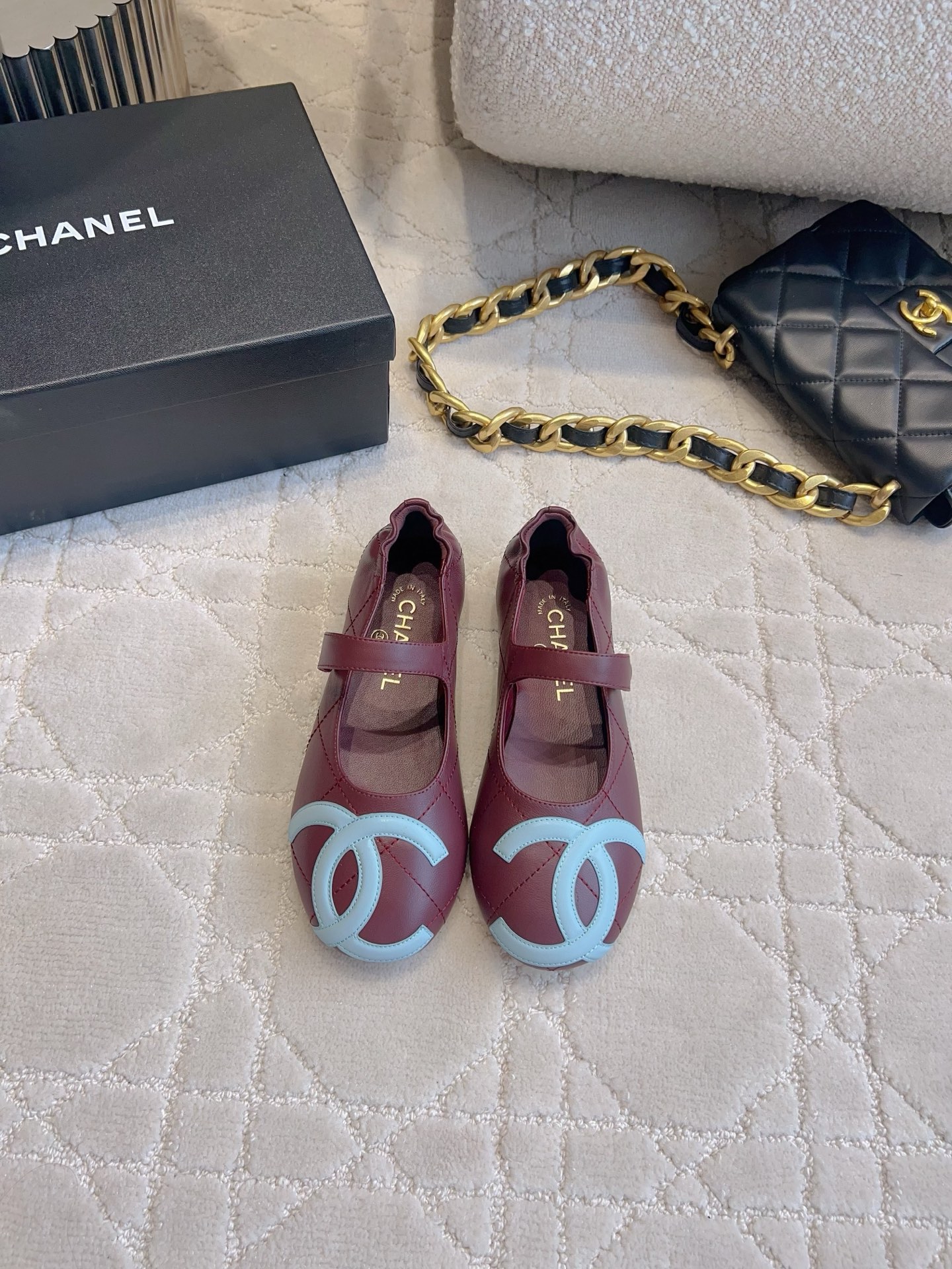 Chan New Double C Mary Jane shoes