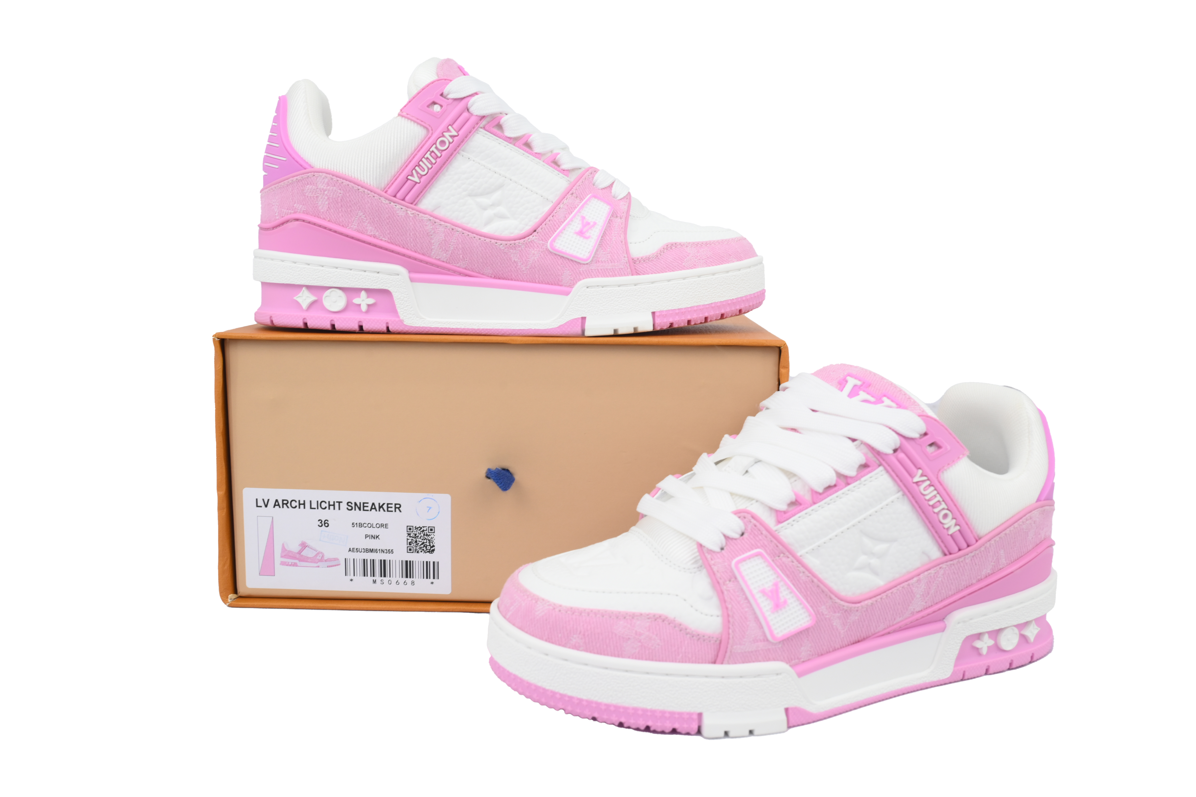 Pkkicks God Batch LOUIS VUITTON Pink Cowboy