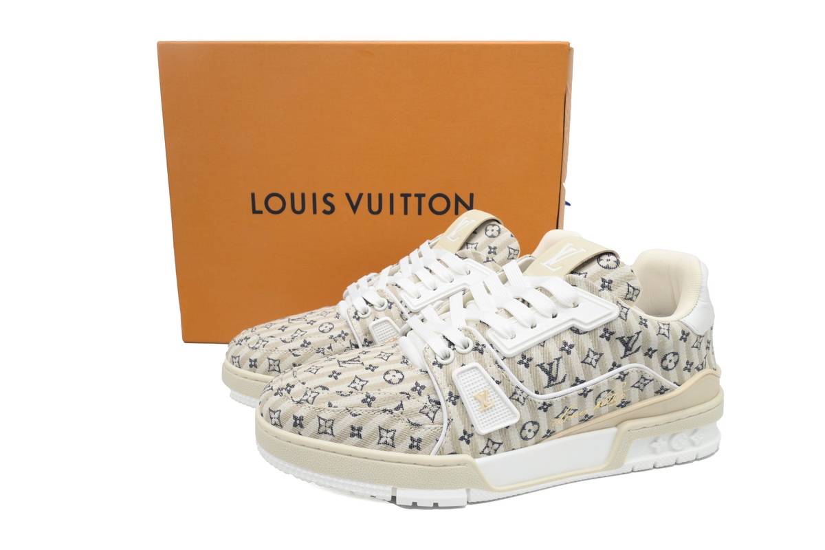 Pkkicks God Batch Louis Vuitton Trainer Brown