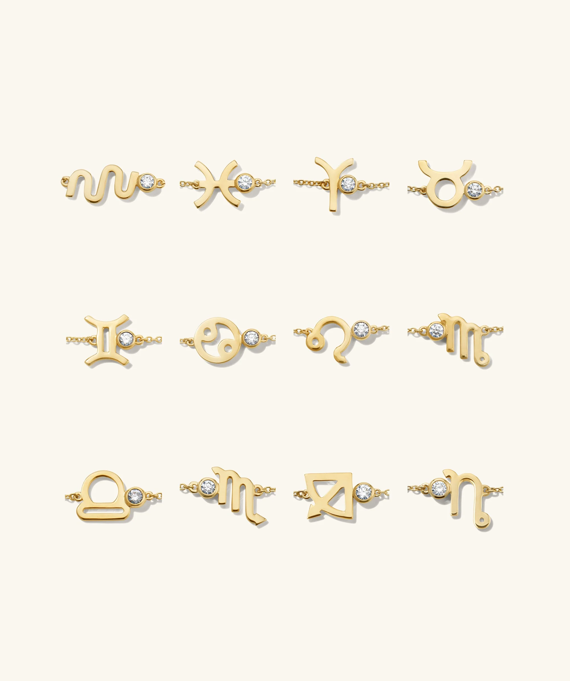 Zodiac Lab Grown Diamond Bracelet