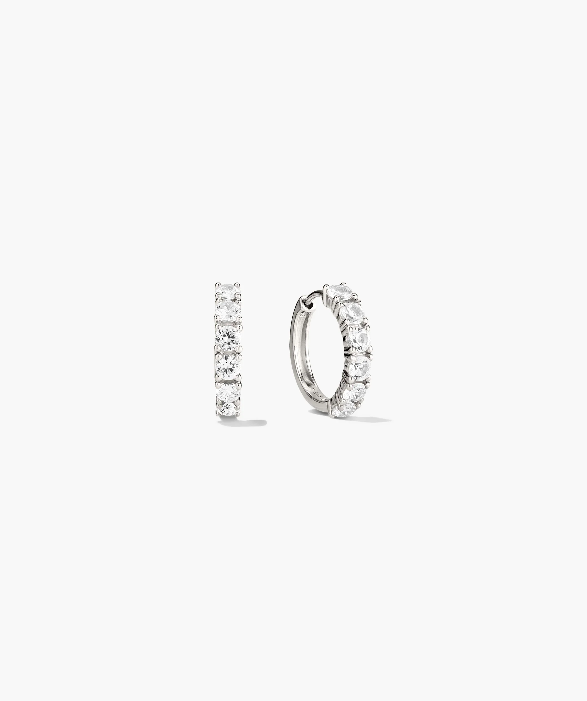 Lab Grown Sapphire Small Hoops