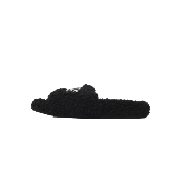 Balenciaga Black And White Label outdoor slippers