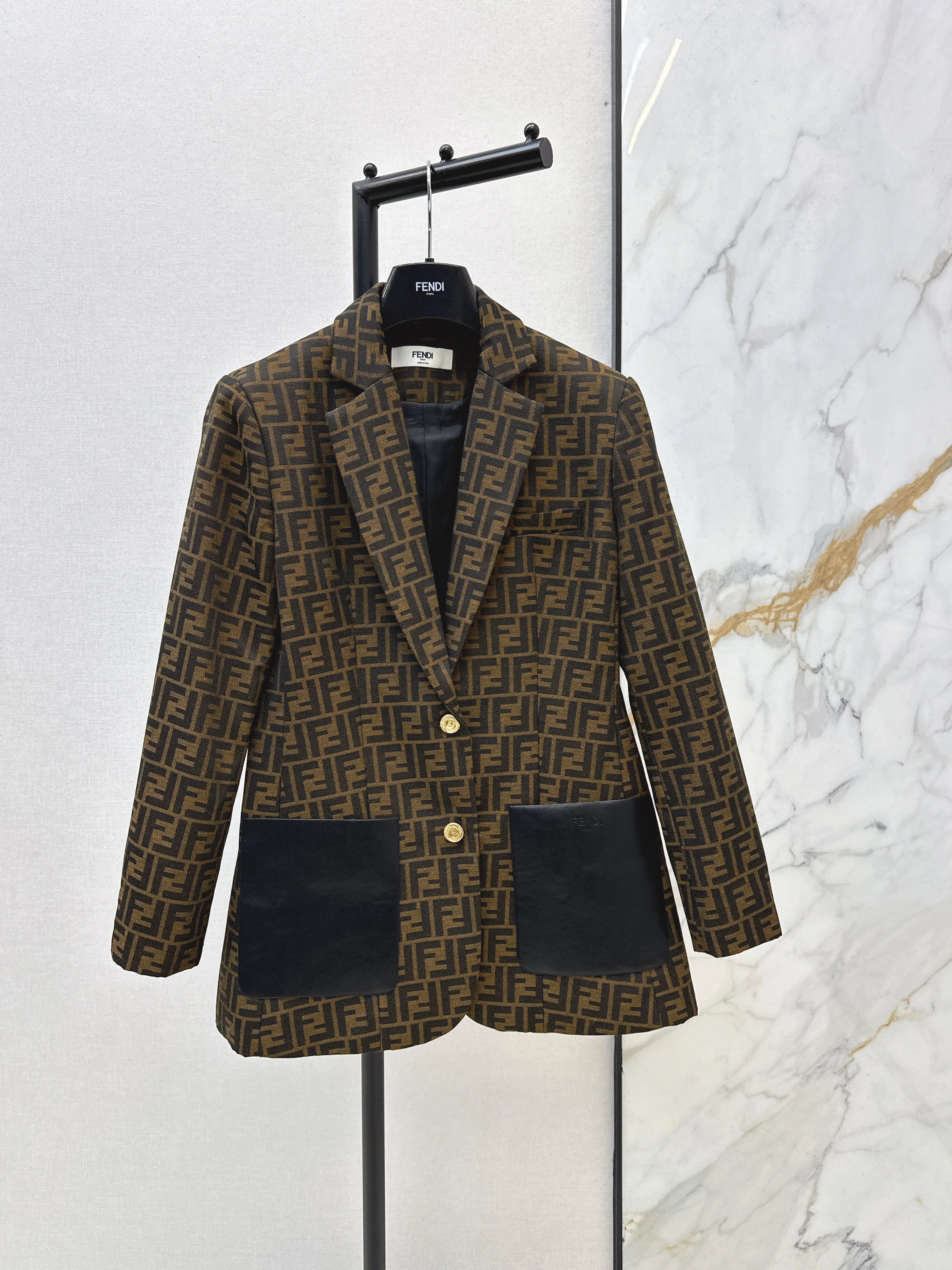 Fend NEW jacquard blazer