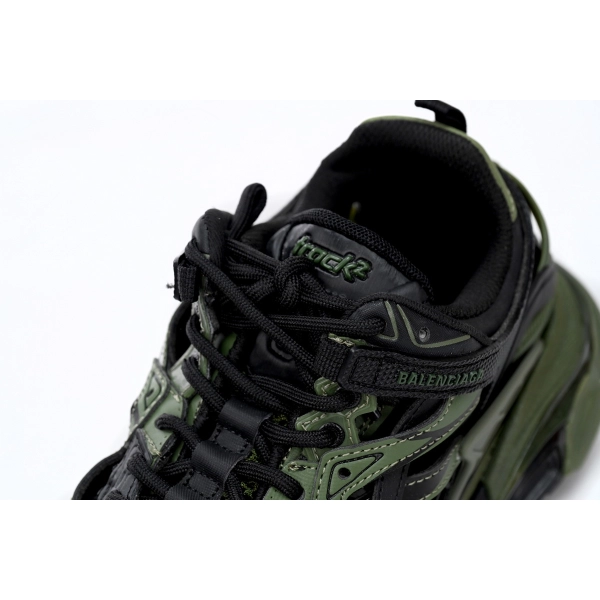 Balenciaga Track 2 Sneaker Military Black 568614 W3AE1 2311