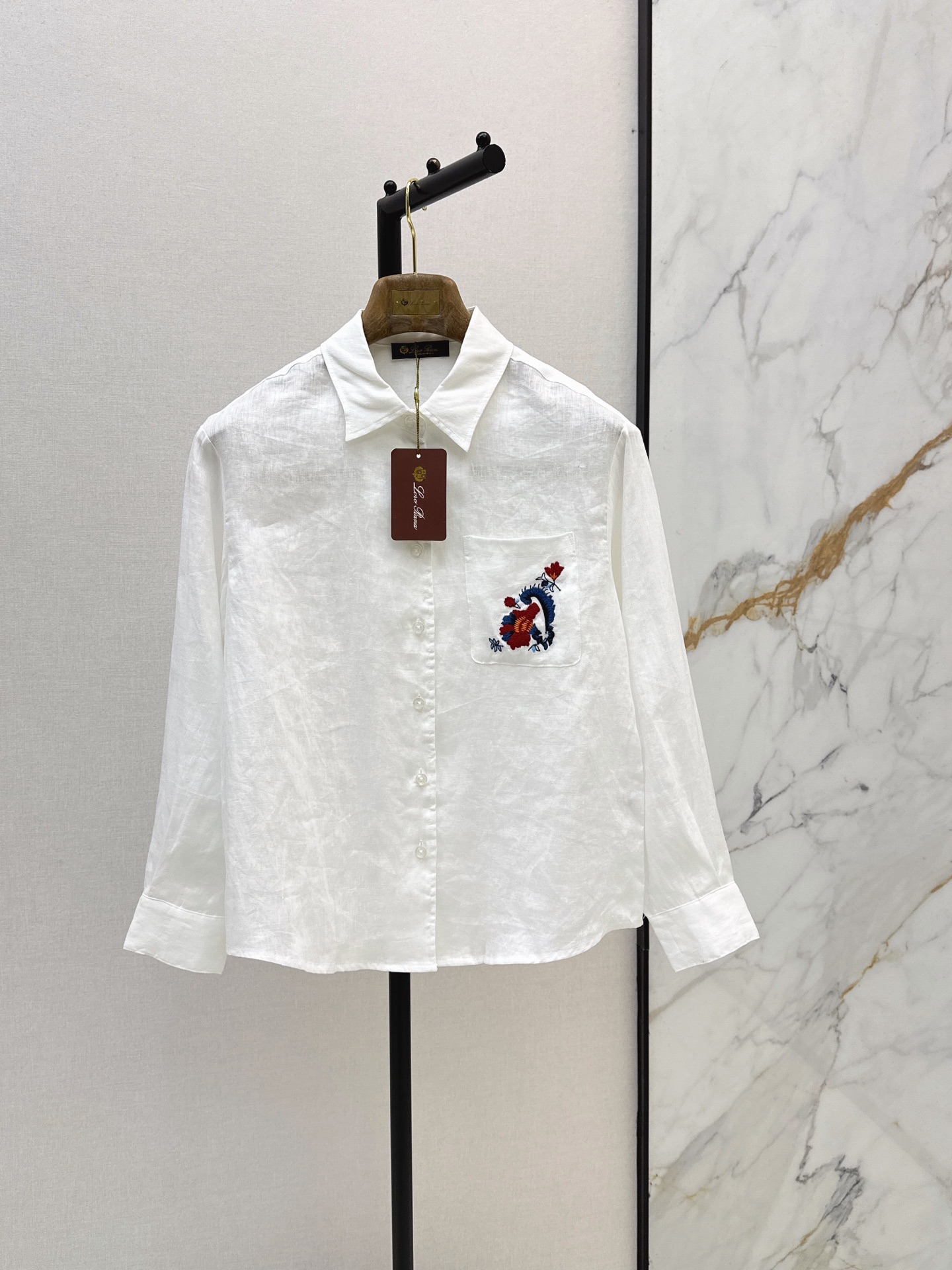 Loro New embroidered shirt