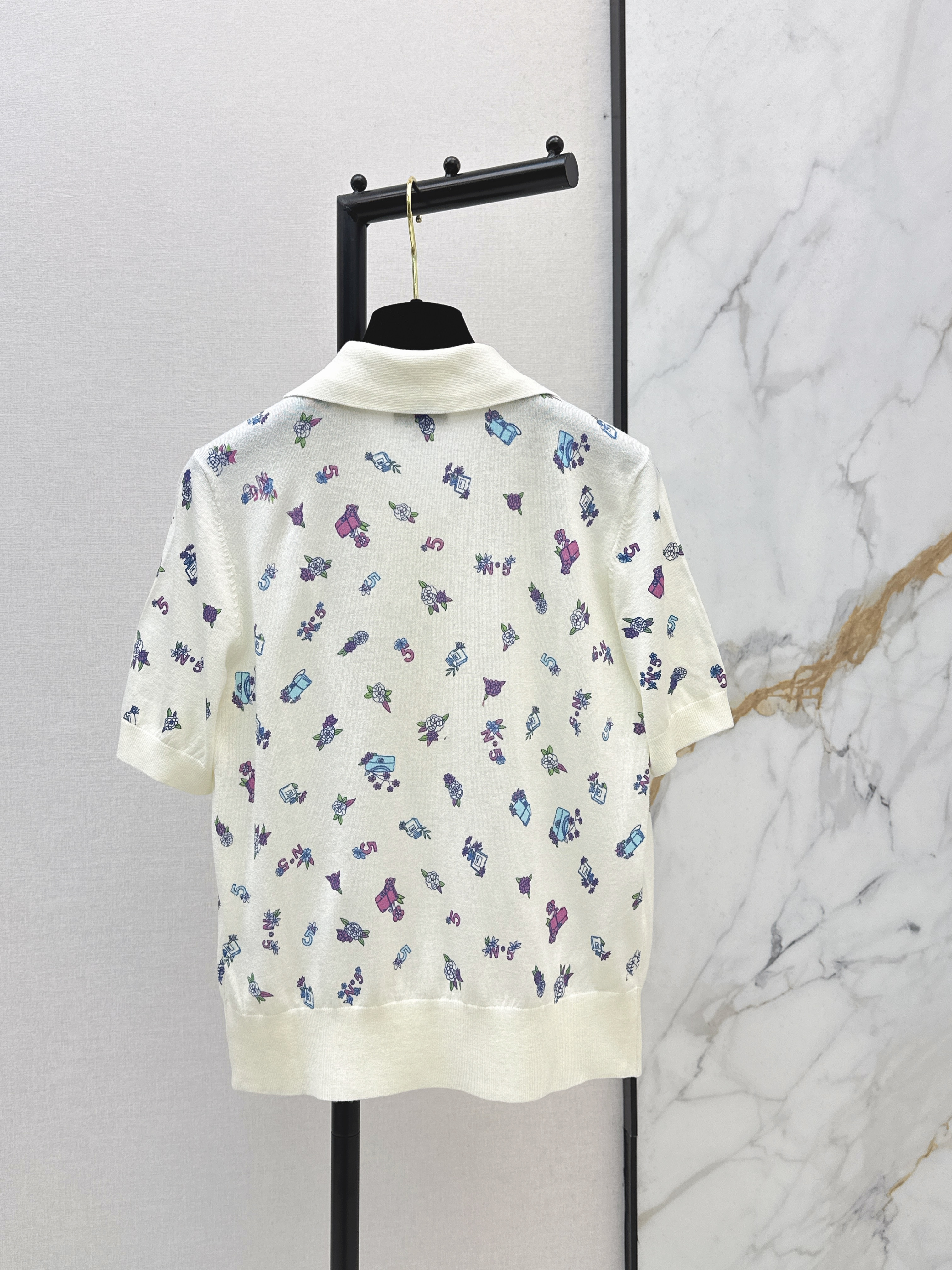 Chan New embroidery knit sweater