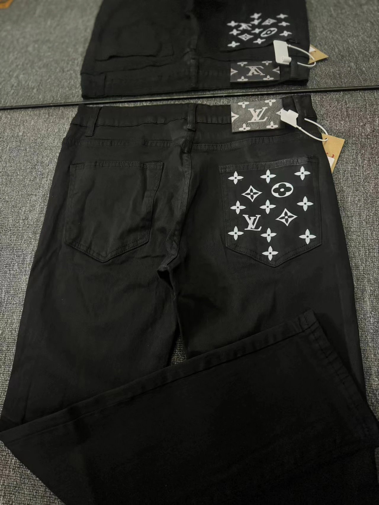 Louis Vuitton Monogram Pocket Denim Jeans Collection