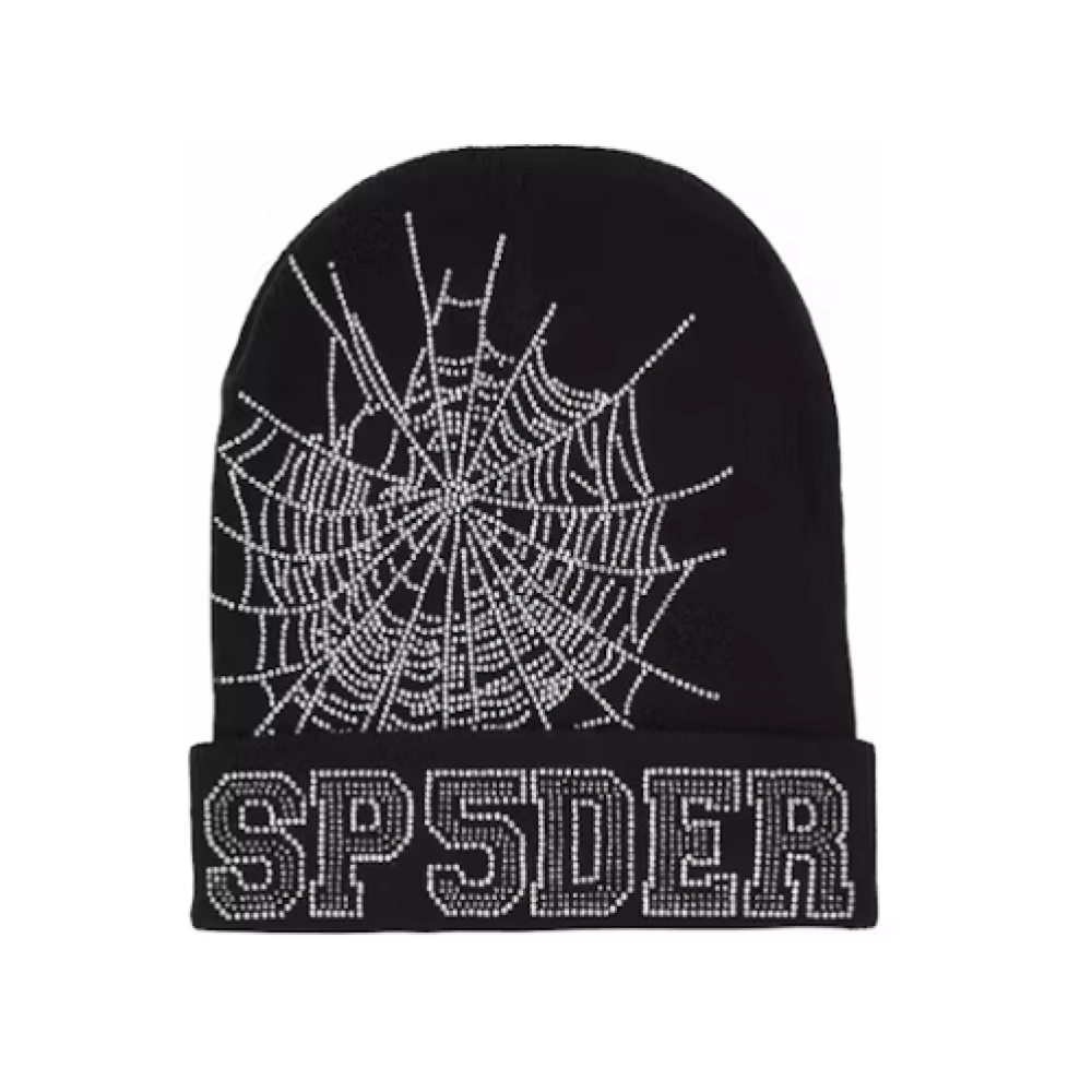 Sp5der Web Beanie Black