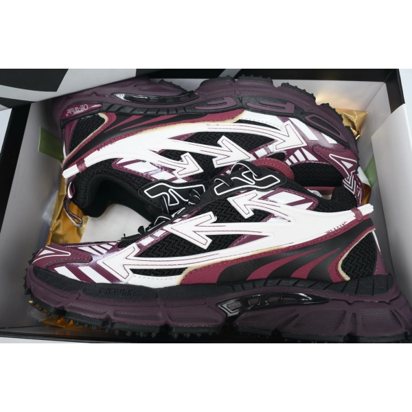 OFF-WHITE Out Of  Black Purple Re OMIA295F24 FAB00 10012