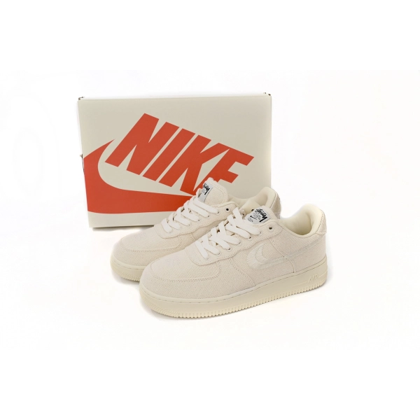 Stussy x Nike Air Force 1 Low “Fossil Stone” CZ9084-200