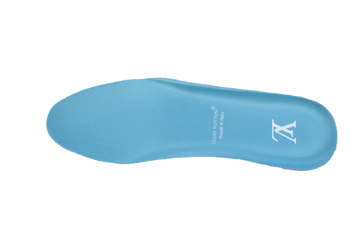 Pkkicks God Batch Louis Vuitton Blue LV Trainer Crystals