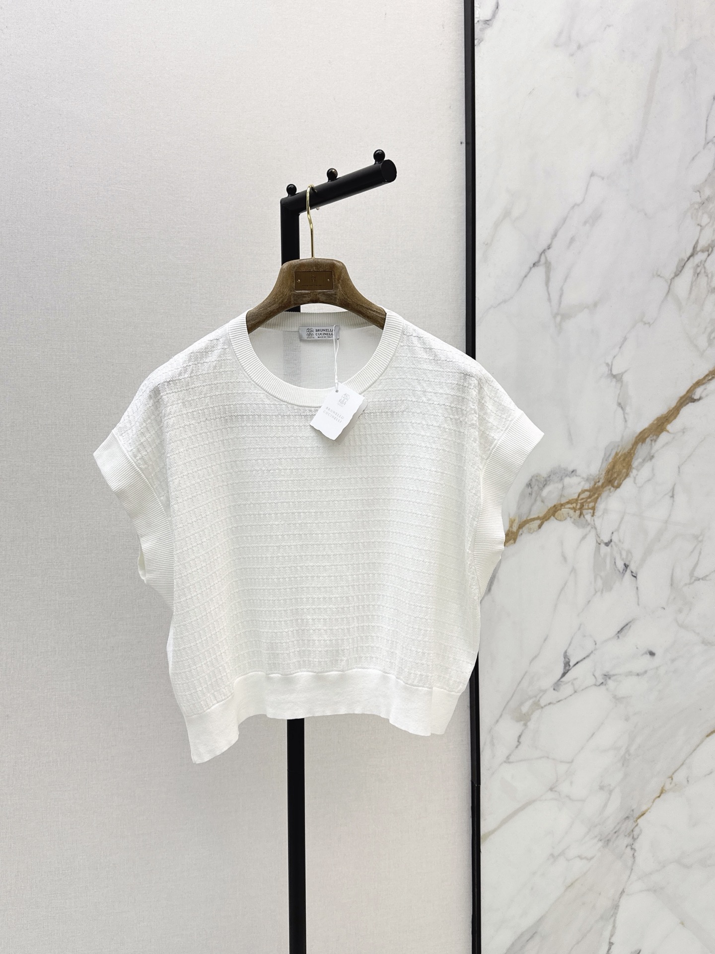 Brun New Sequined Embroidered Knitwear