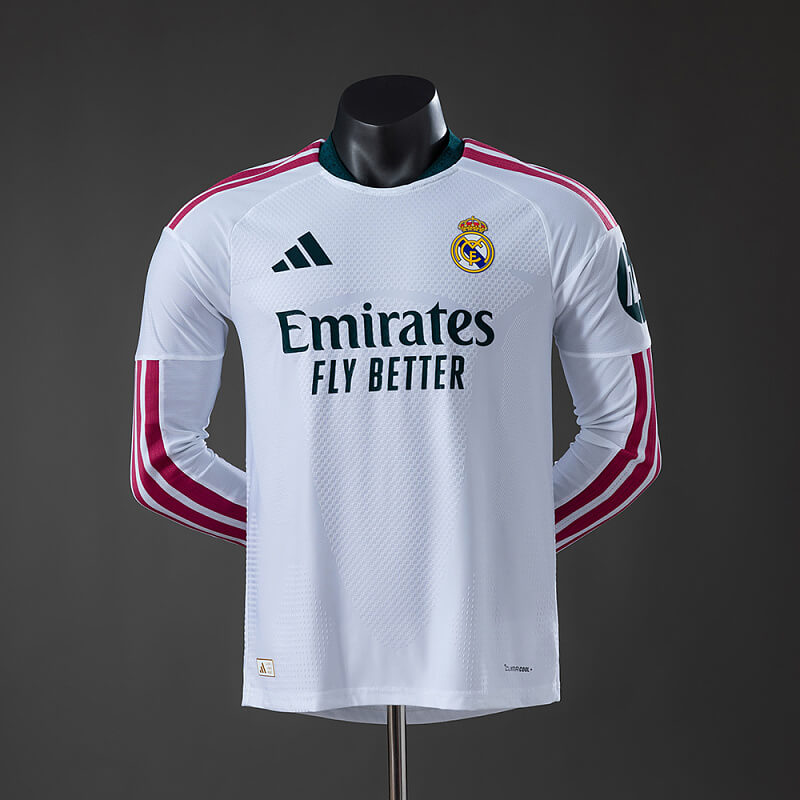 Real Madrid 26/27 Home Long Sleeve Authentic Jersey