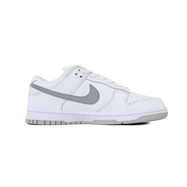 Nike Supreme x Dunk Low SB 'White Metallic Silver' HQ8487-100