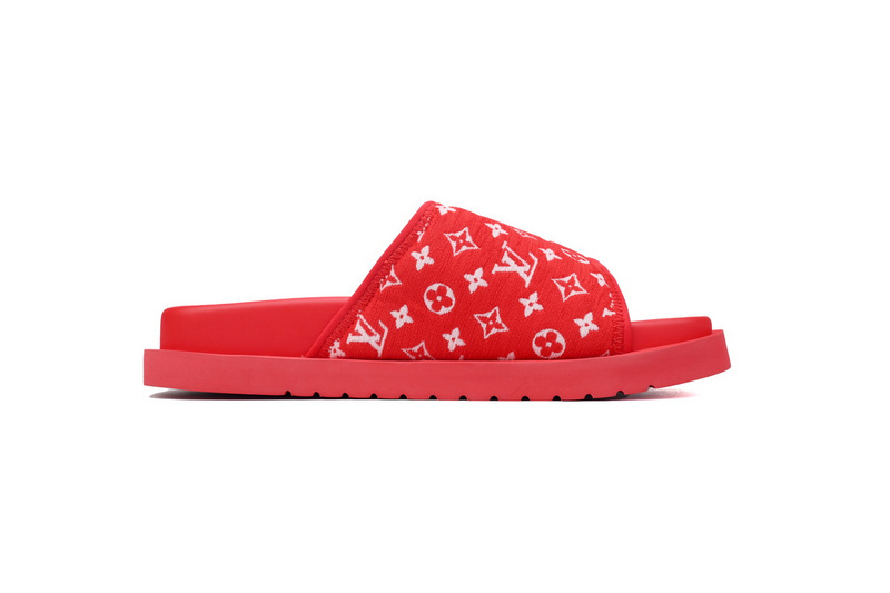 Pkkicks God Batch LOUIS VUITTON Miami flocked red