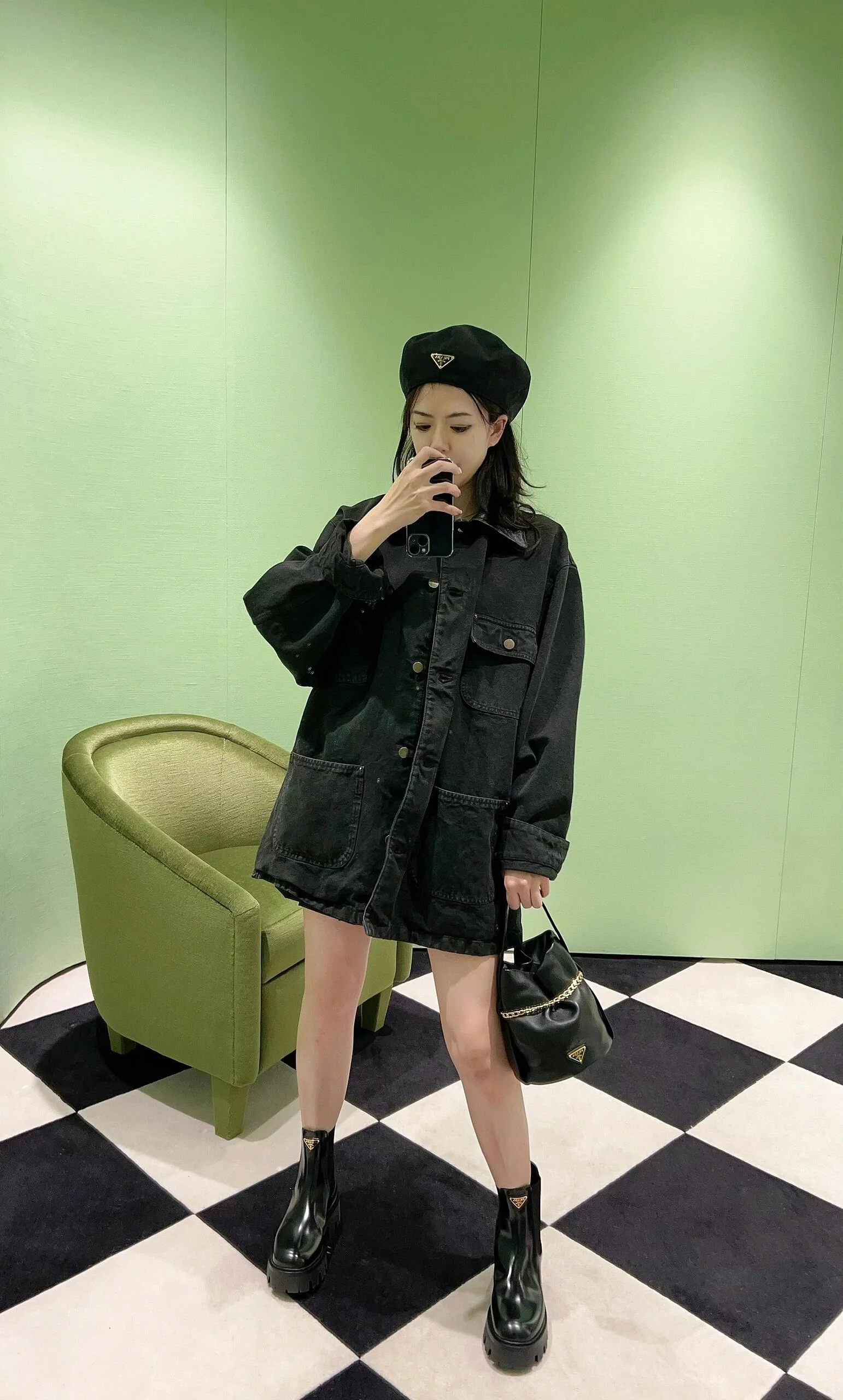 Pra New Chunky heel ankle boots