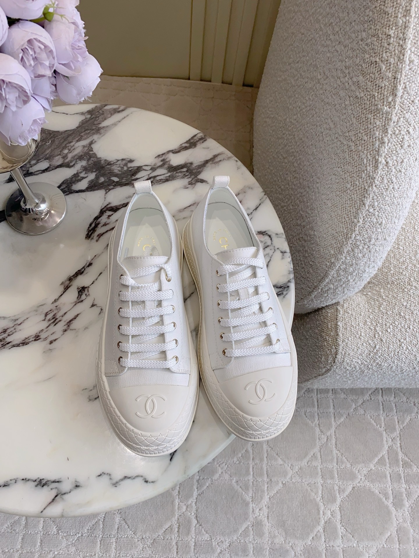 Chan New Thick-soled casual sneakers