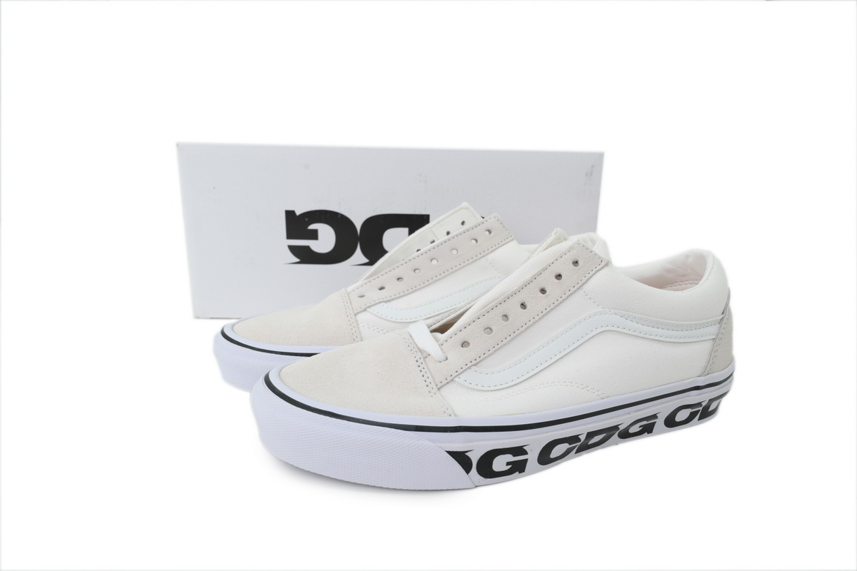 Comme des Garçons x Vans OG Old Skool LX 'Sidewall - White' VN0A4P3XQLZ