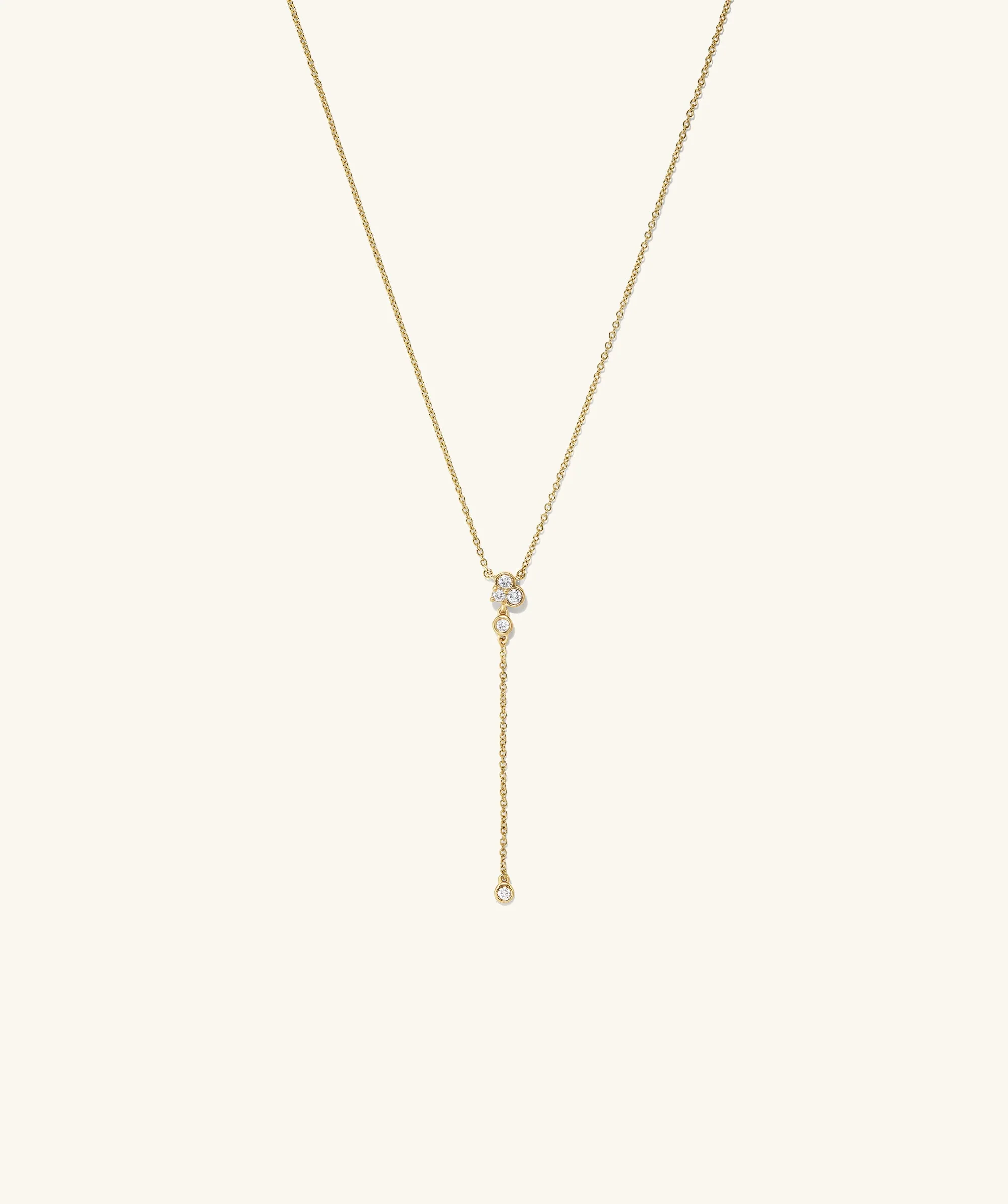 Celeste Lab Grown Diamond Lariat Necklace