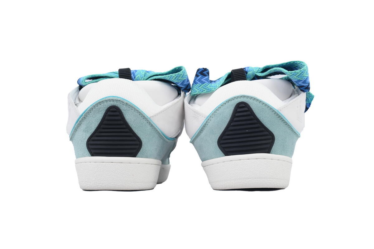 Lanvin Curb Sneakers White Blue