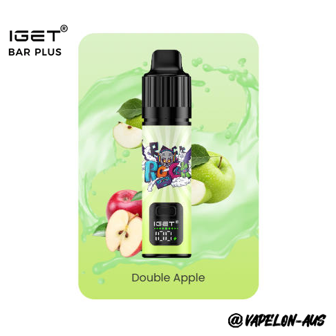 IGET BAR PLUS S3 10000 Puffs - Double Apple
