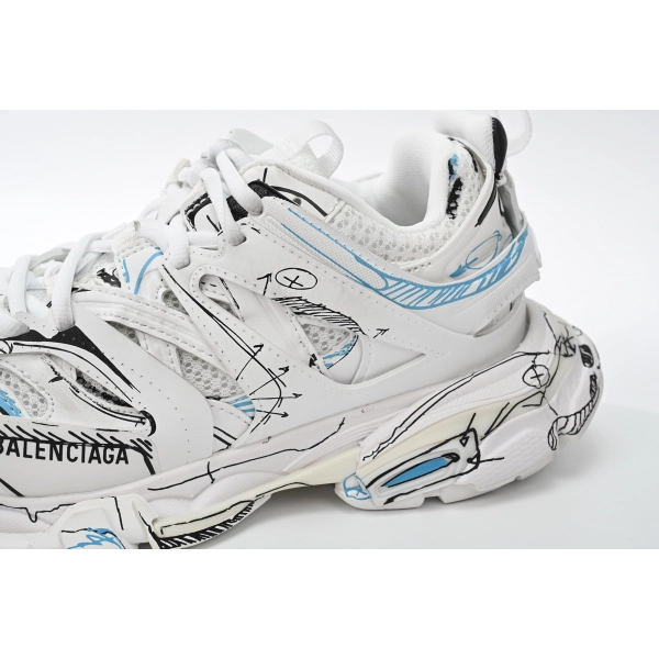 Balenciaga Track. Black Graffiti Art 542436 W3SRA 9014