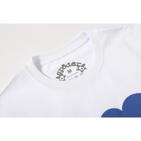Sp5der T-Shirt T001 white  blue heart
