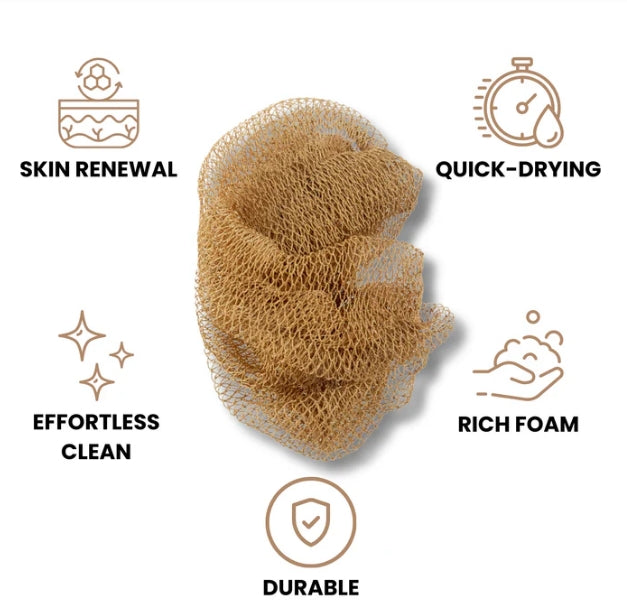 🎉Limited Sale-BUY 1 Get 3 Pack 🧼Authentic African Exfoliating Net Bath Sponge