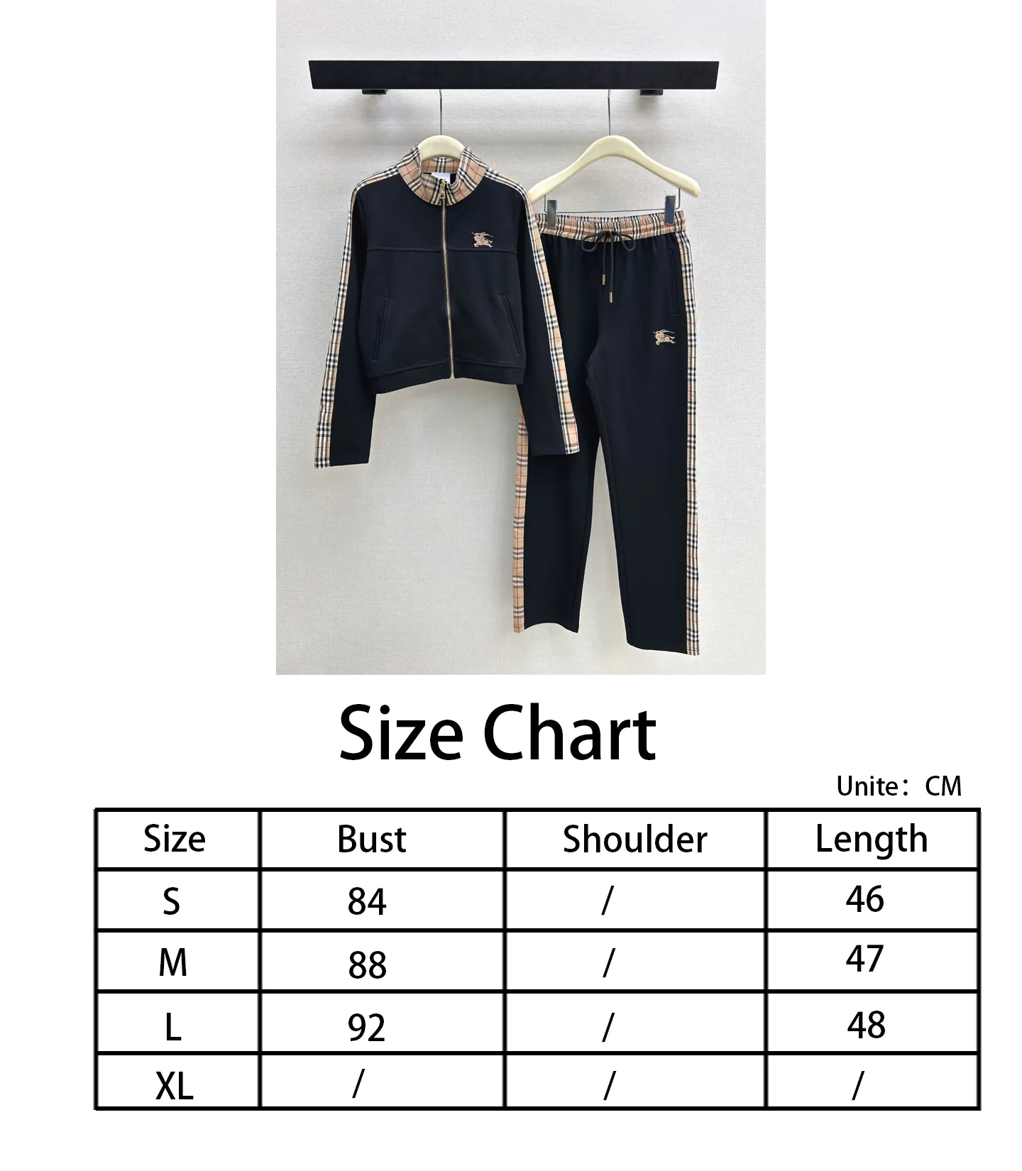 Bur NEW plaid casual suit