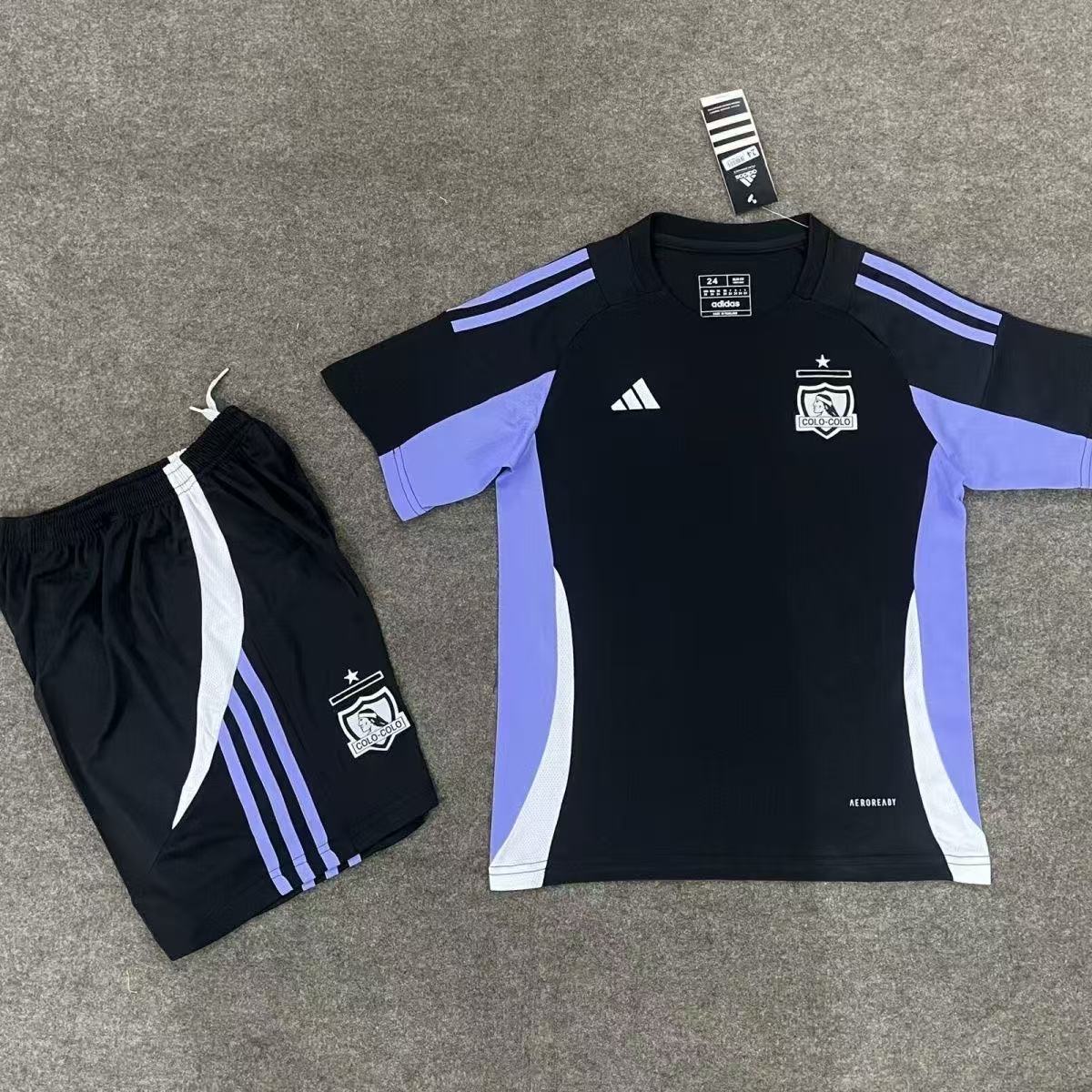 Colo Colo 25-26 Pre match training clothes short sleeved children's set