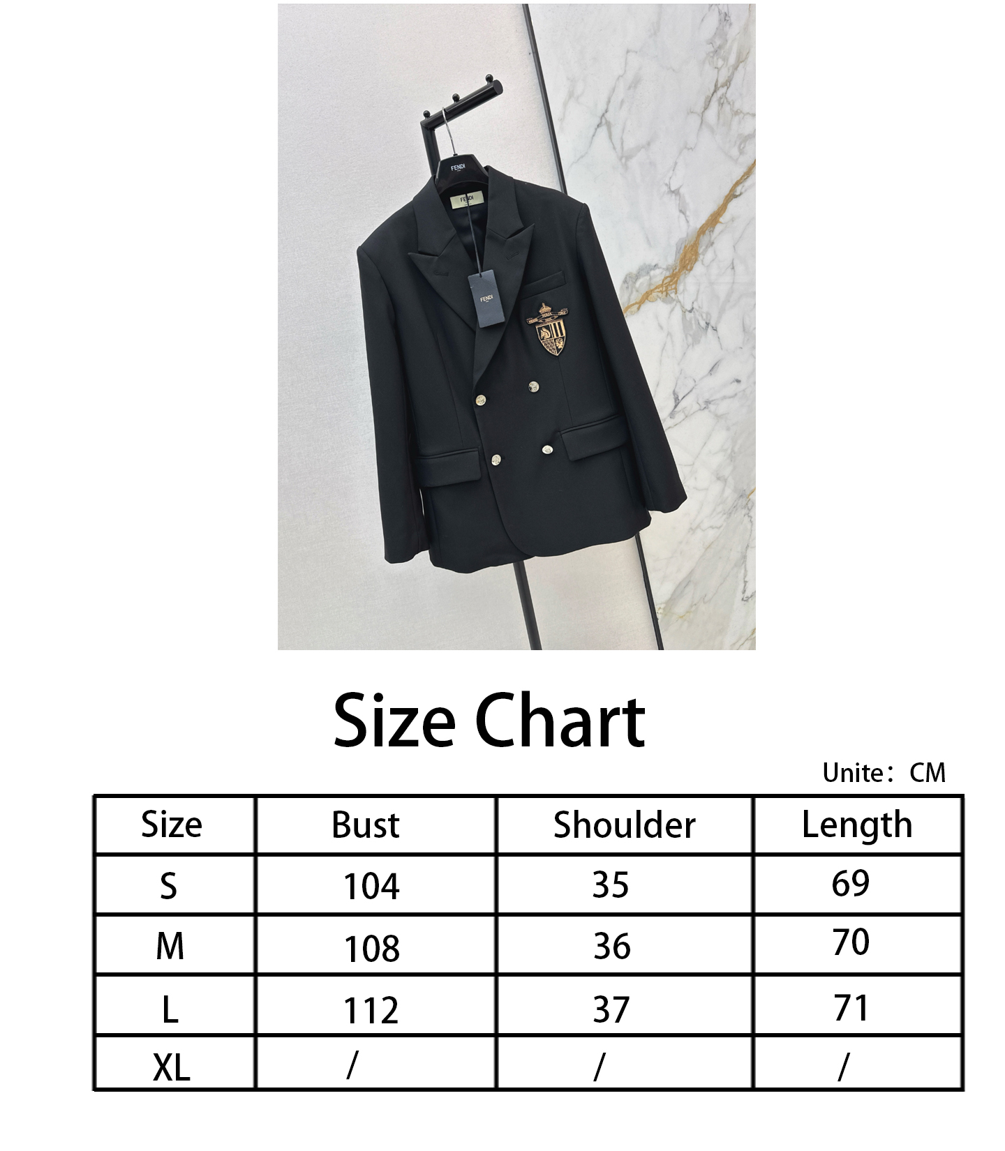 Fend NEW embroidery blazer