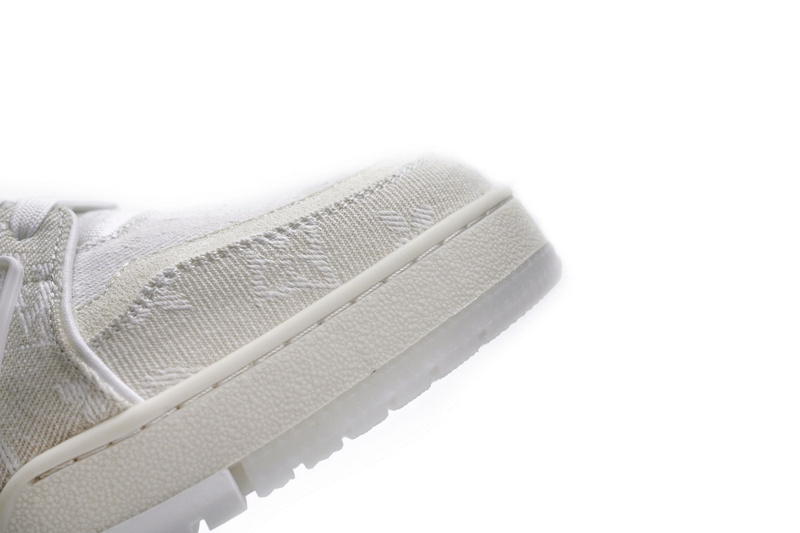 Pkkicks God Batch LOUIS VUITTON Trainer White Denim MS0241