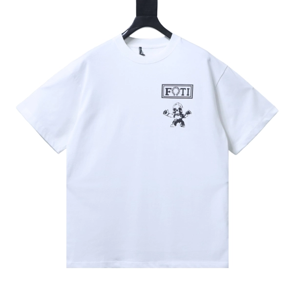 Chrome Hearts 9-Panel Skull Print Short-Sleeve T-Shirt  white
