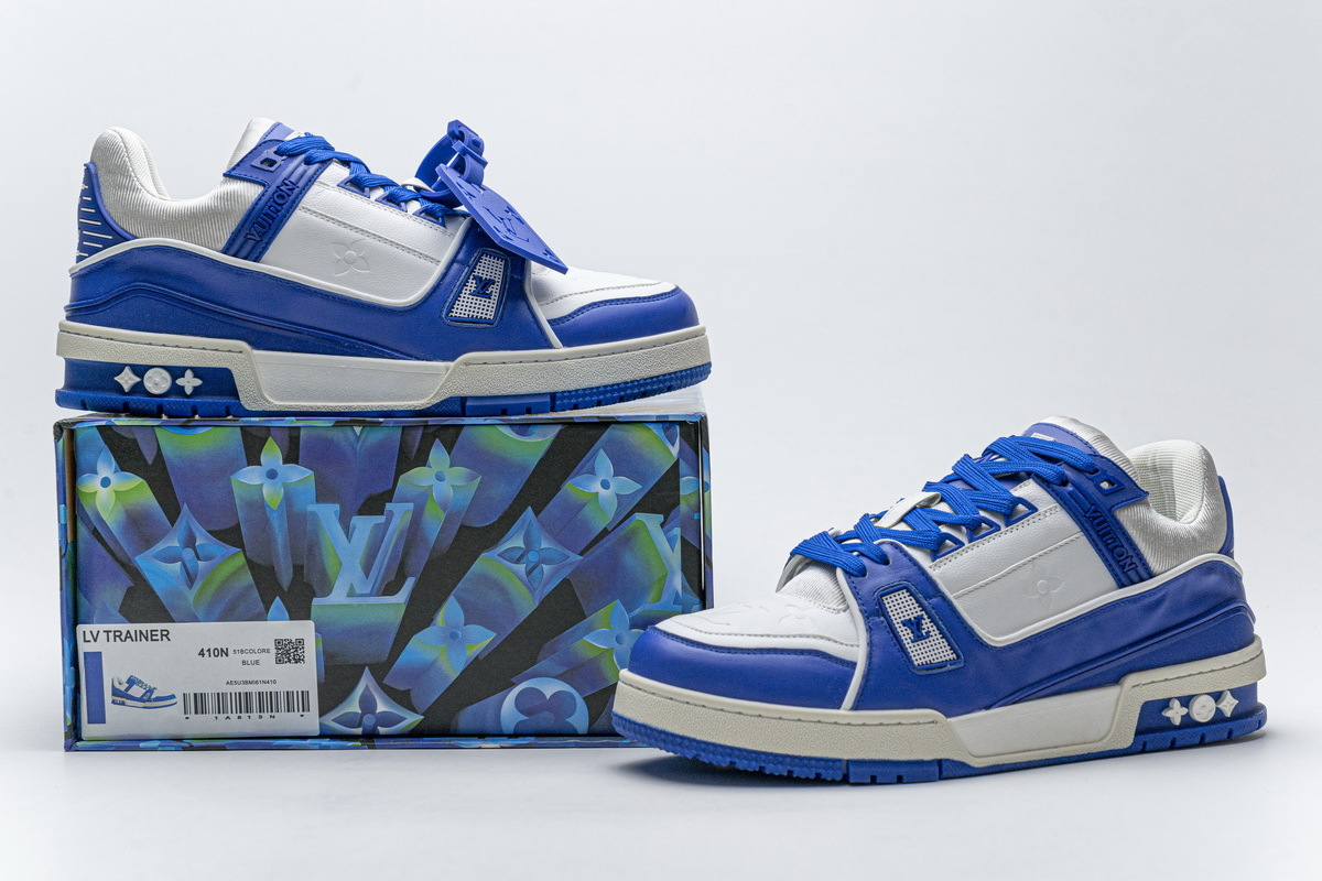 Pkkicks God Batch LOUIS VUITTON 20ss Trainer Blue