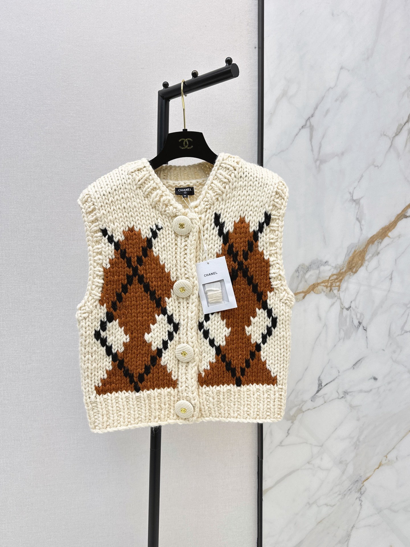 Chan New Quilted Sleeveless Vest