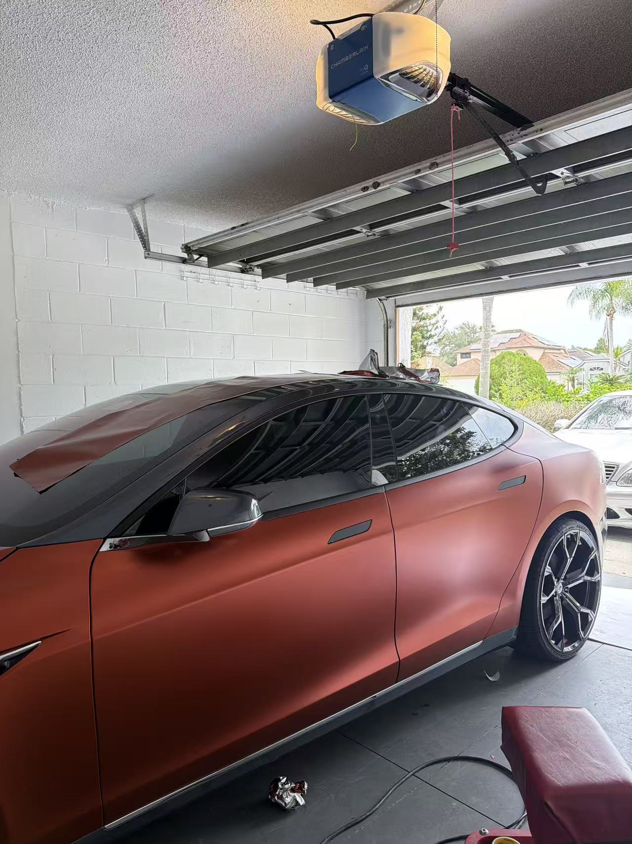 Satin Chrome Brown Wrap - 15ft x 5ft resent