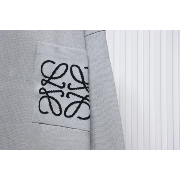 Loewe Pocket Printed Sweater 24Fw  grey