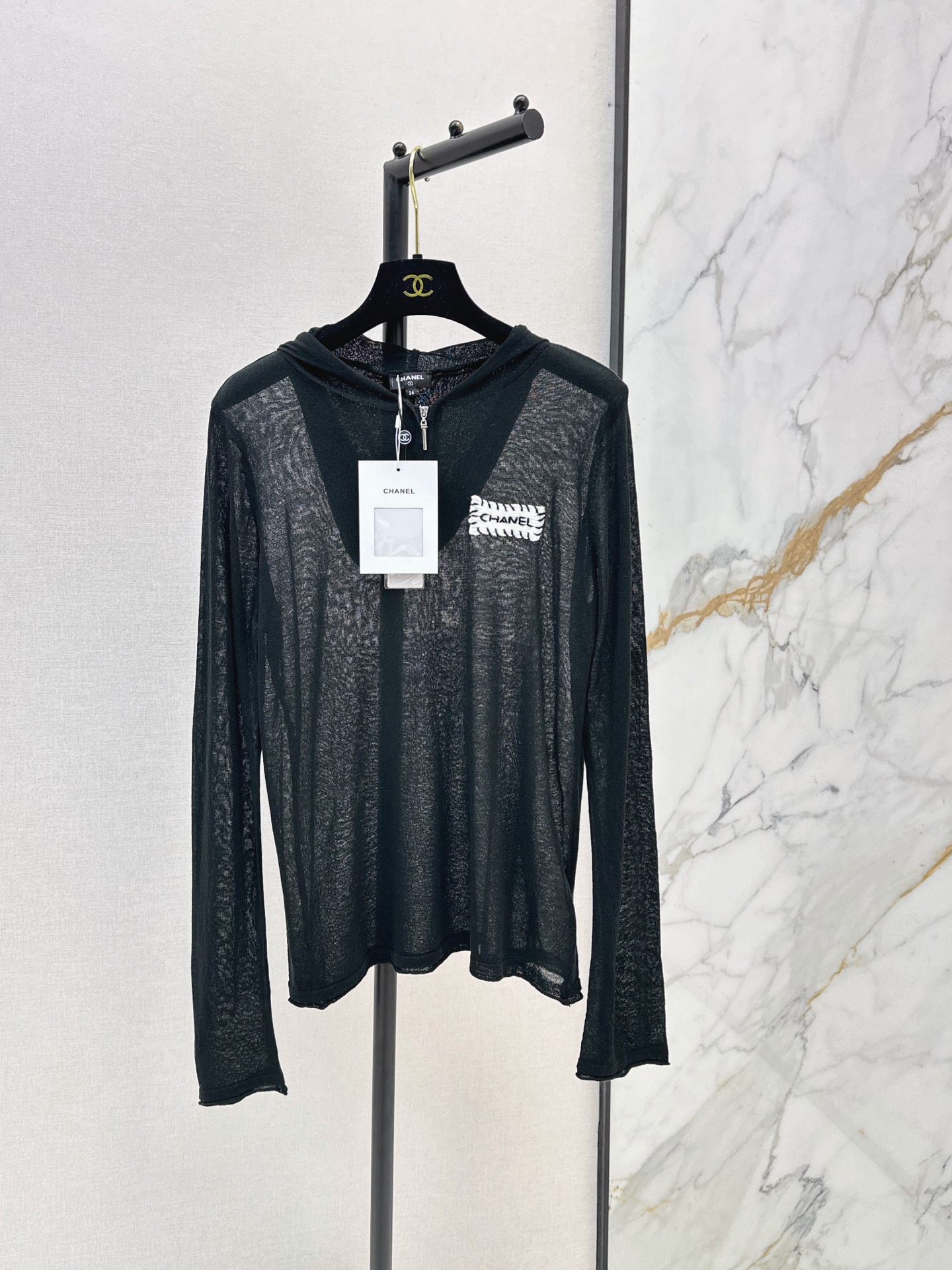 Chan New Hooded knitwear