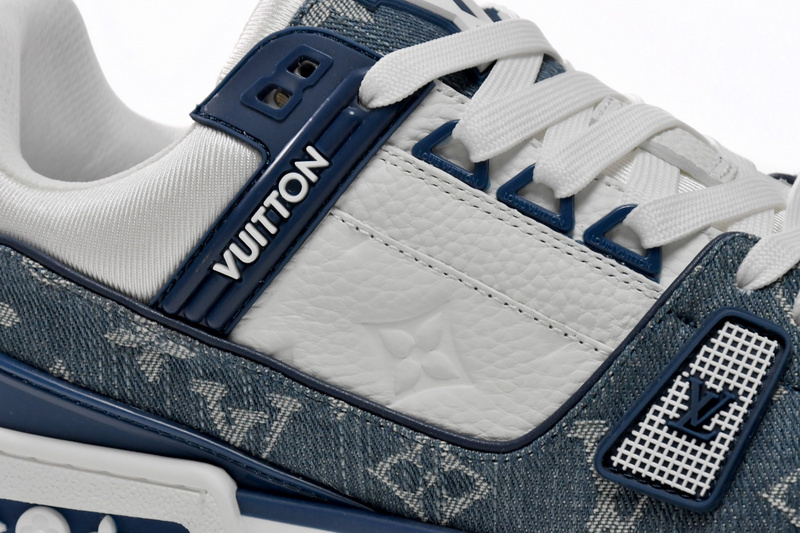 Pkkicks God Batch LOUIS VUITTON Trainer Cowboy Blue FD0291