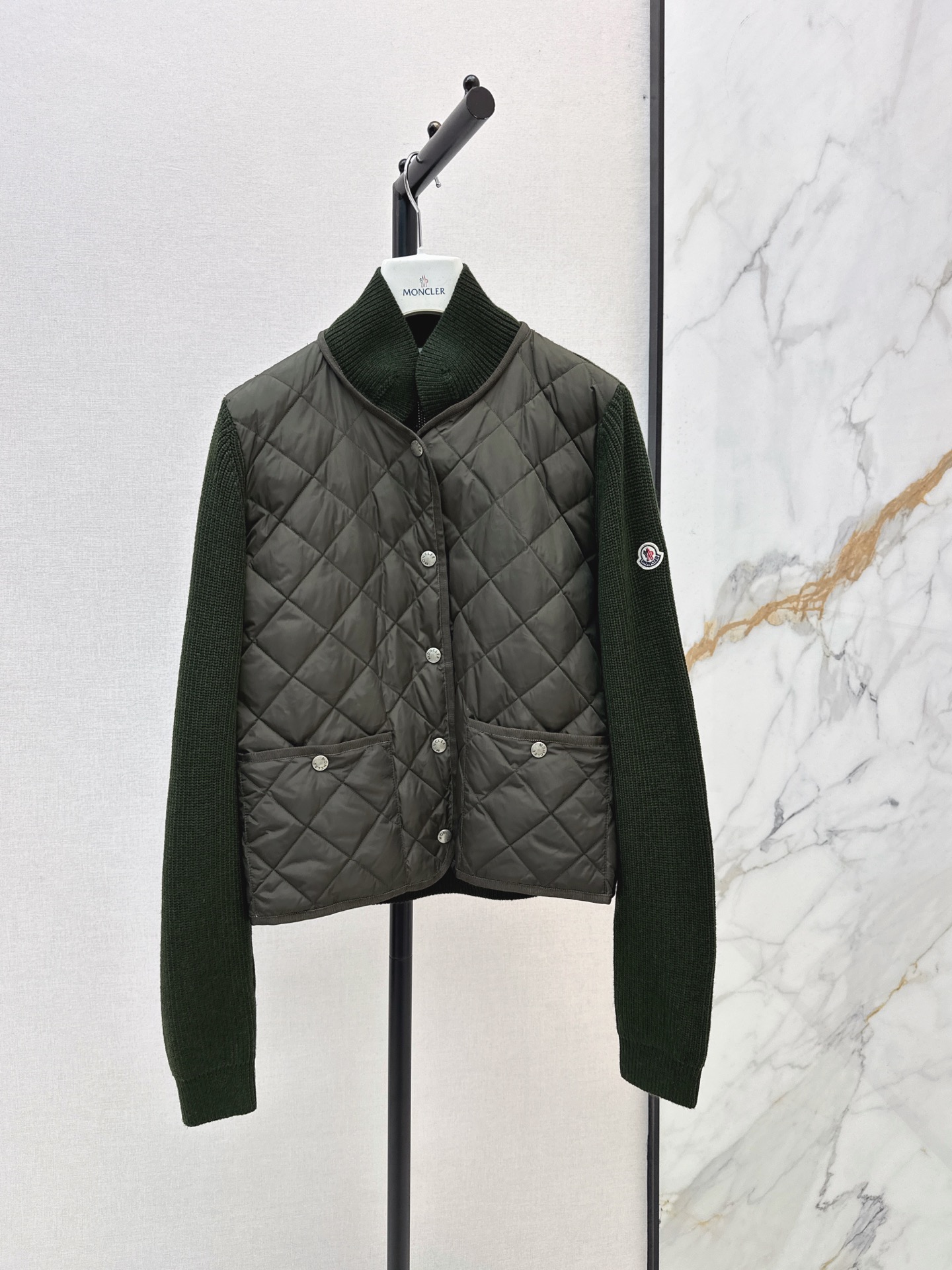 Monc New Patchwork down jacket