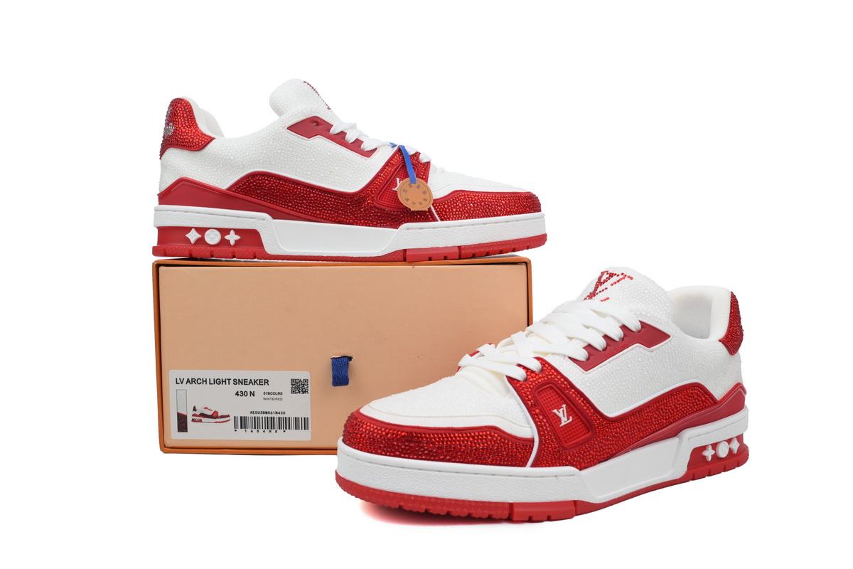 Pkkicks God Batch Louis Vuitton LV Trainer Red